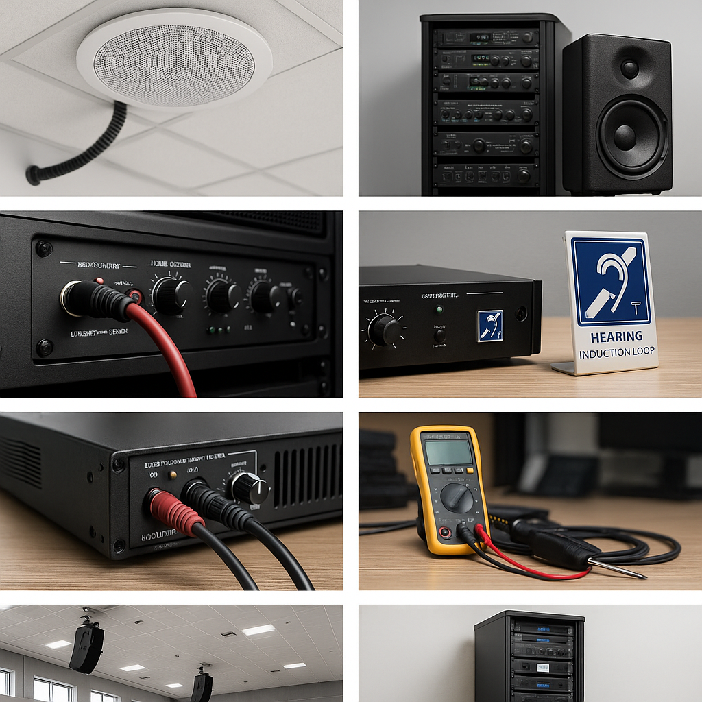 Audio equipment and tools used for servicing and maintenance